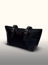 Cartera corta 7632 Negro — costado