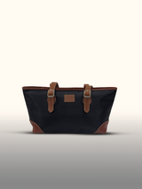 Cartera corta 7632 Negro/café — frente