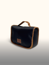 Estuche Viajero 8613 Negro/café — costado