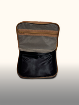 Estuche Viajero 8613 Negro/café — dentro