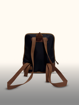 Mochila 7626 Negro/Café — espalda