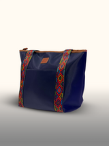 Tote bag Azul — costado