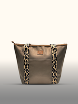 Tote bag Taupe animal print — frente