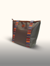 Tote bag Taupe — costado