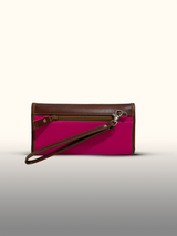 Billetera Mujer Fucsia — espalda