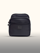 Mochila cruzada Negro — frente