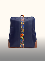 Mochila portalaptop Azul — Frente
