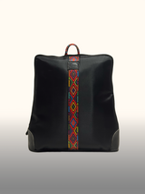 Mochila portalaptop Negro/Rojo — Frente