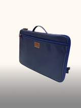 Portalaptop Slim Azul — costado