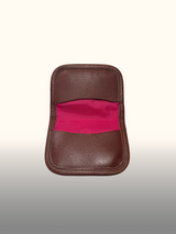 Tarjetero pequeño Fucsia — interior