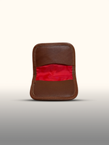 Tarjetero pequeño Rojo — interior