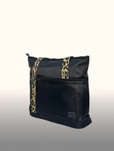Tote bag portalaptop Negro — costado