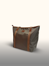 Tote bag Taupe — costado